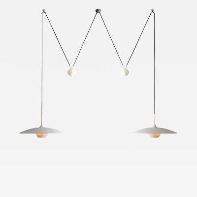 Florian Schulz Florian Schulz Double Onos 55 in Brass Flat white with Side Counterweight