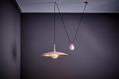 Florian Schulz Florian Schulz Onos 55 in Brass and Flat Pink with Side Counterweight