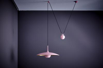 Florian Schulz Florian Schulz Onos 55 in Brass and Flat Pink with Side Counterweight