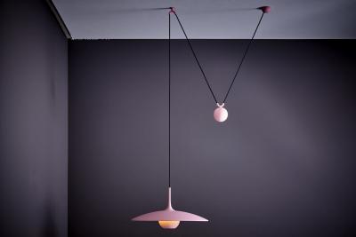 Florian Schulz Florian Schulz Onos 55 in Brass and Flat Pink with Side Counterweight