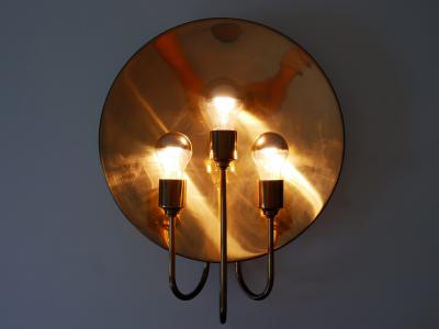 Florian Schulz Large Mid Century Sconce or Wall Lamp W195 by Florian Schulz Germany 1960s