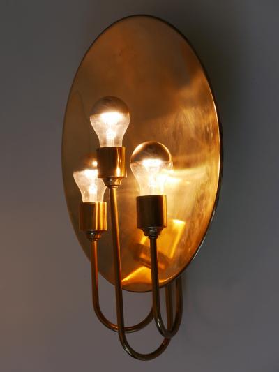 Florian Schulz Large Mid Century Sconce or Wall Lamp W195 by Florian Schulz Germany 1960s