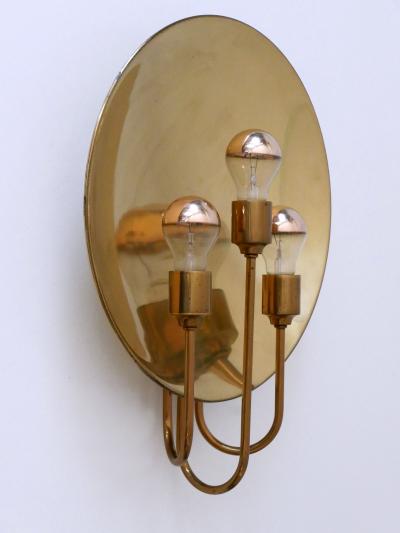 Florian Schulz Large Mid Century Sconce or Wall Lamp W195 by Florian Schulz Germany 1960s