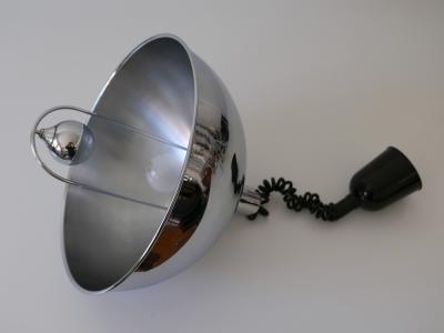 Florian Schulz Mid Century Modern Nickel Plated Brass Pendant Lamp by Florian Schulz 1970s