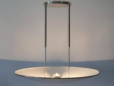 Florian Schulz Modernist Brass Pendant Lamp or Ceiling Fixture by Florian Schulz Germany 1980s