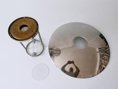 Florian Schulz Modernist Brass Pendant Lamp or Ceiling Fixture by Florian Schulz Germany 1980s