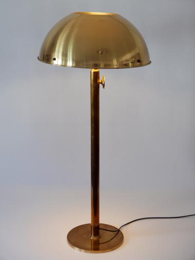 Florian Schulz Rare Telescopic Mid Century Modern Brass Floor Lamp by Florian Schulz 1970s