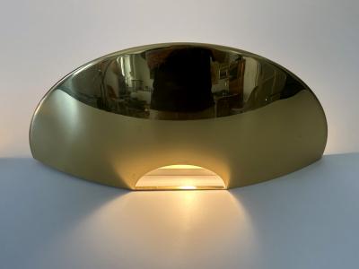 Florian Schulz Set of Two Elegant Brass Wall Lamps or Sconces by Florian Schulz Germany 1970s