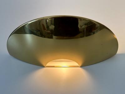 Florian Schulz Set of Two Elegant Brass Wall Lamps or Sconces by Florian Schulz Germany 1970s