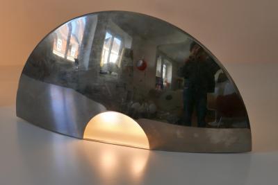 Florian Schulz Set of Two Large Wall Lamps or Sconces by Florian Schulz 1970s Germany