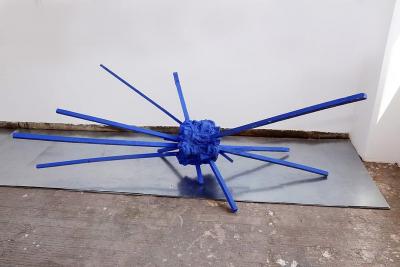 Florin Zhu Metisaj Fan Sculpture by Florin Zhu