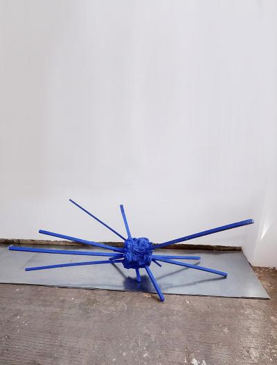 Florin Zhu Metisaj Fan Sculpture by Florin Zhu