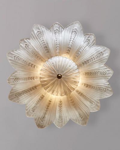 Flower Murano Glass Candlestick