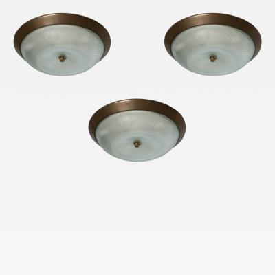 Fluah mount ceiling lights circa 1960s