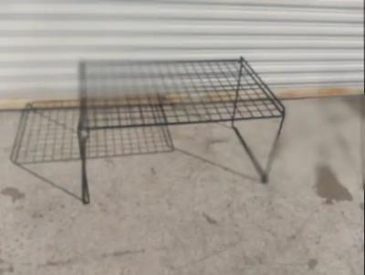 FluerDetroit Bertoia Style Coffee Table