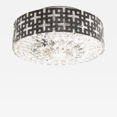 Flush Mount Ceiling Light by Bison Norway 1950s