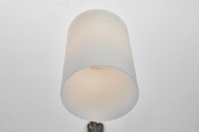 Fluted Brass Wall Lamp with Swing Arm Denmark 1950s
