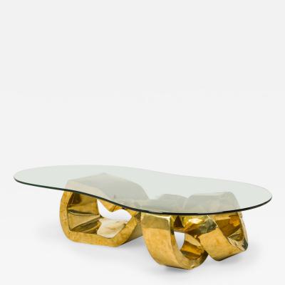 Fluxo Coffee Table Polished Bronze 