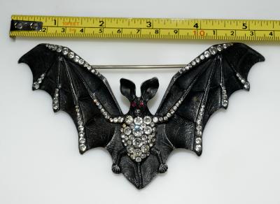 Flying Bat Brooch Victorian