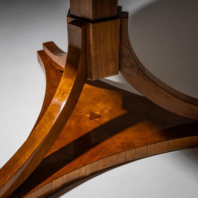 Fold down Biedermeier salon table in cherrywood circa 1825