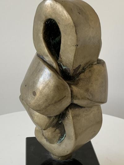 Folded Knot Abstract Bronze Sculpture