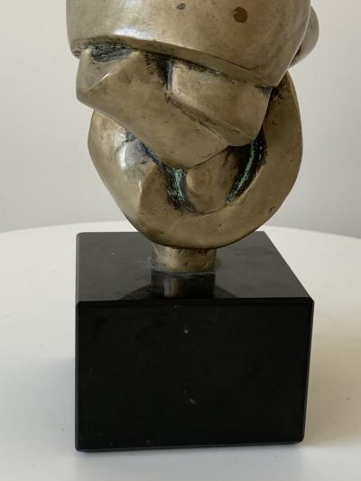 Folded Knot Abstract Bronze Sculpture