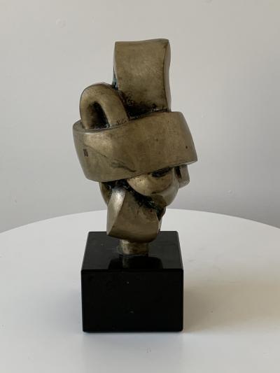 Folded Knot Abstract Bronze Sculpture