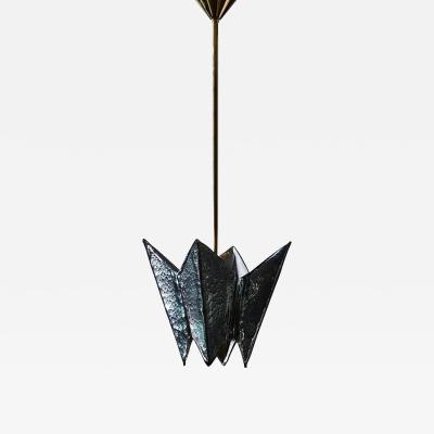Folded Tinted Glass Sheet Pendants
