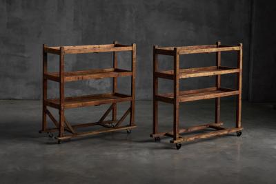 Folk Art Bakery Racks France Early 20th Century