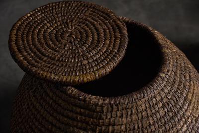 Folk Art Basketry Ensemble France Mid 20th Century