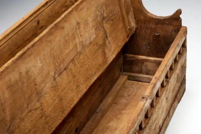 Folk Art Bench Haute Savoie France 19th Century