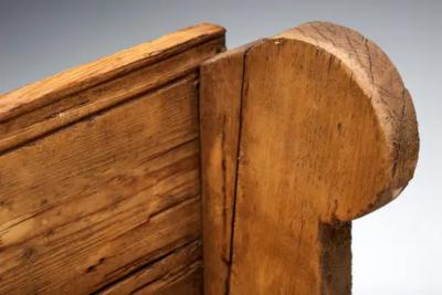 Folk Art Bench Haute Savoie France 19th Century