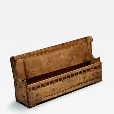 Folk Art Bench Haute Savoie France 19th Century