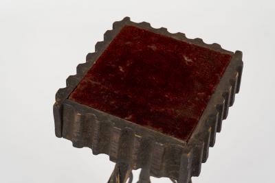 Folk Art Bent Wood Stand