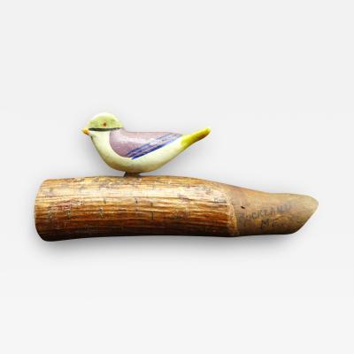 Folk Art Carved Wood Whistle