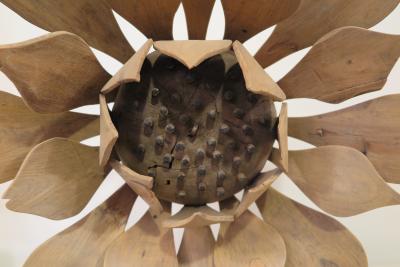 Folk Art Flower Sculpture