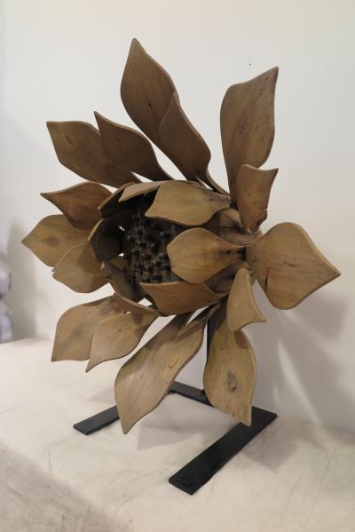 Folk Art Flower Sculpture