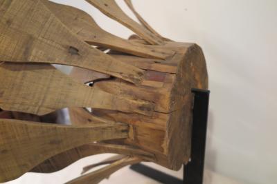 Folk Art Flower Sculpture