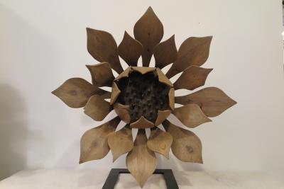 Folk Art Flower Sculpture