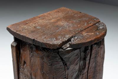 Folk Art Monoxylite Cabinet Denmark 19th Century