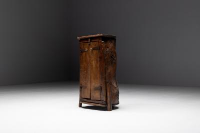 Folk Art Monoxylite Cabinet Denmark 19th Century