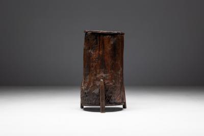 Folk Art Monoxylite Cabinet Denmark 19th Century