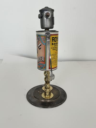 Folk Art Robot Royal Baking Powder signed