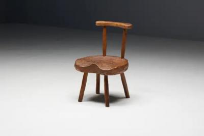 Folk Art Wabi Sabi Chair France 19th Century
