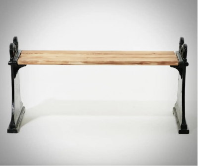 Folke Bensow Cast iron bench by Folke Bensow