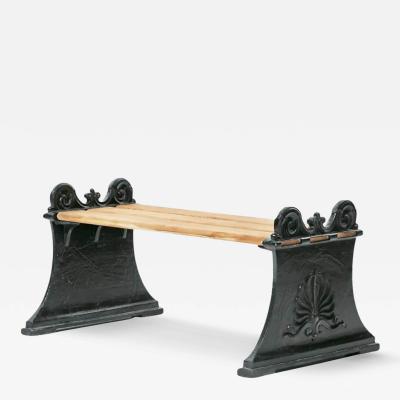 Folke Bensow Cast iron bench by Folke Bensow