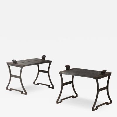 Folke Bensow Pair of Benches