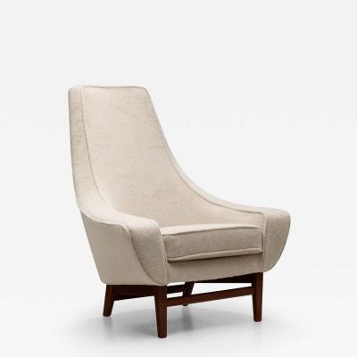 Folke Jansson Upholstered Lounge Chair by Folke Jansson for Wincrantz Sk vde Sweden 1960s