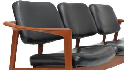 Folke Ohlsson Folke Ohlsson Ascot Teak Frame Sofa in Black