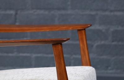 Folke Ohlsson Folke Ohlsson Cane Tweed Lounge Chair for Dux